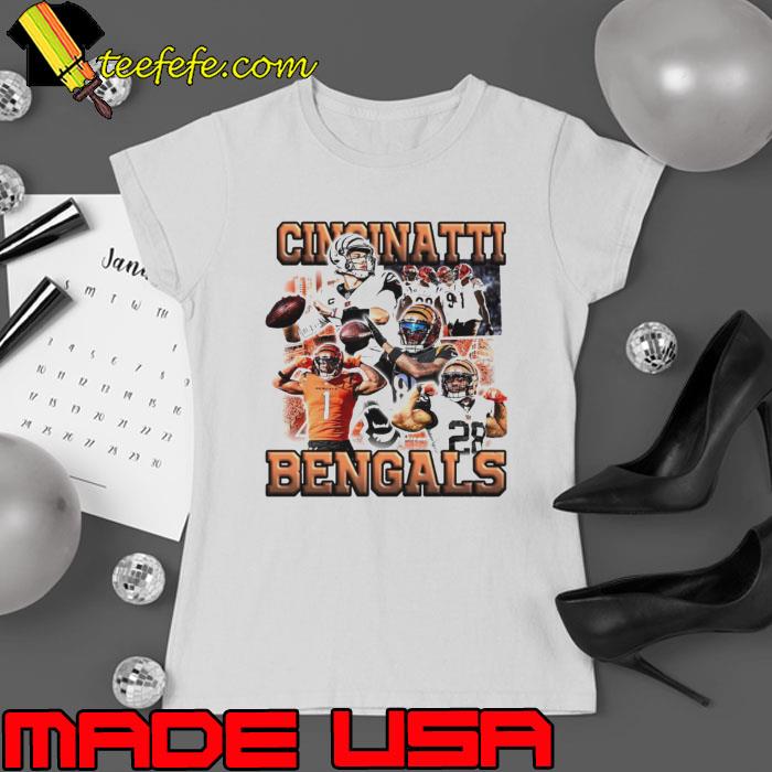 Cincinnati Bengals Team Players Retro Shirt - Peanutstee