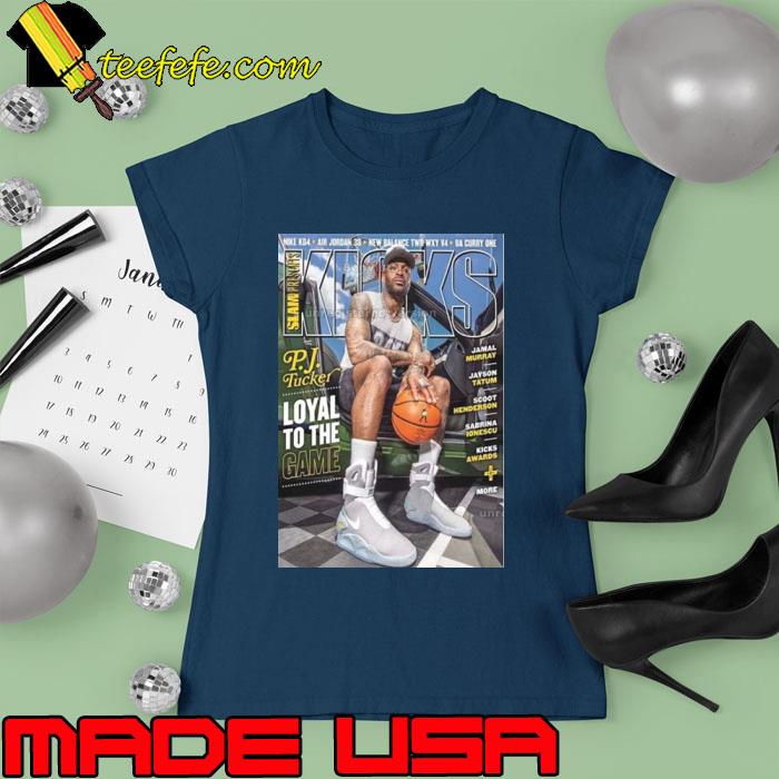 P.j. Tucker For Slam Kicks 26 Cover Loyal To The Game Shirt Ladies tee P.j. Tucker For Slam Kicks 26 Cover Loyal To The Game Shirt Ladies tee