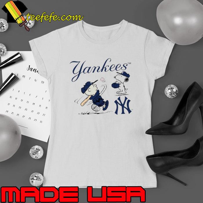Peanuts Charlie Brown And Snoopy Playing Baseball New York Yankees shirt,  hoodie, sweater, long sleeve and tank top