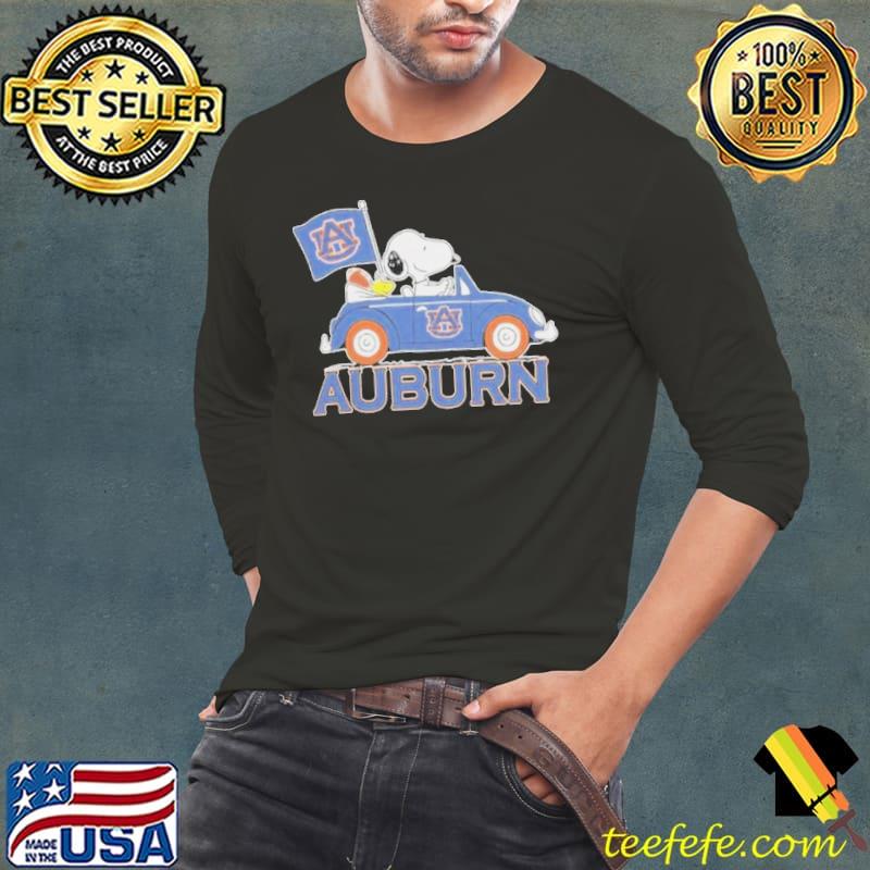 Peanuts Snoopy And Woodstock Auburn Tigers On Car 2023 Shirt Long Sleeve Tee Peanuts Snoopy And Woodstock Auburn Tigers On Car 2023 Shirt Long Sleeve Tee