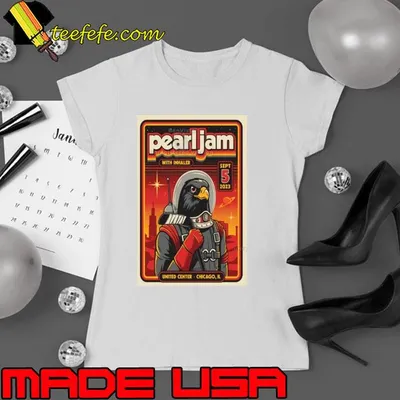 Pearl Jam United Center Chicago, IL September 5, 2023 poster shirt