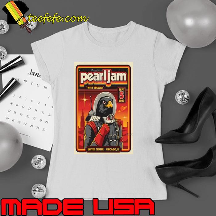 Pearl Jam United Center Chicago, IL September 5, 2023 poster shirt