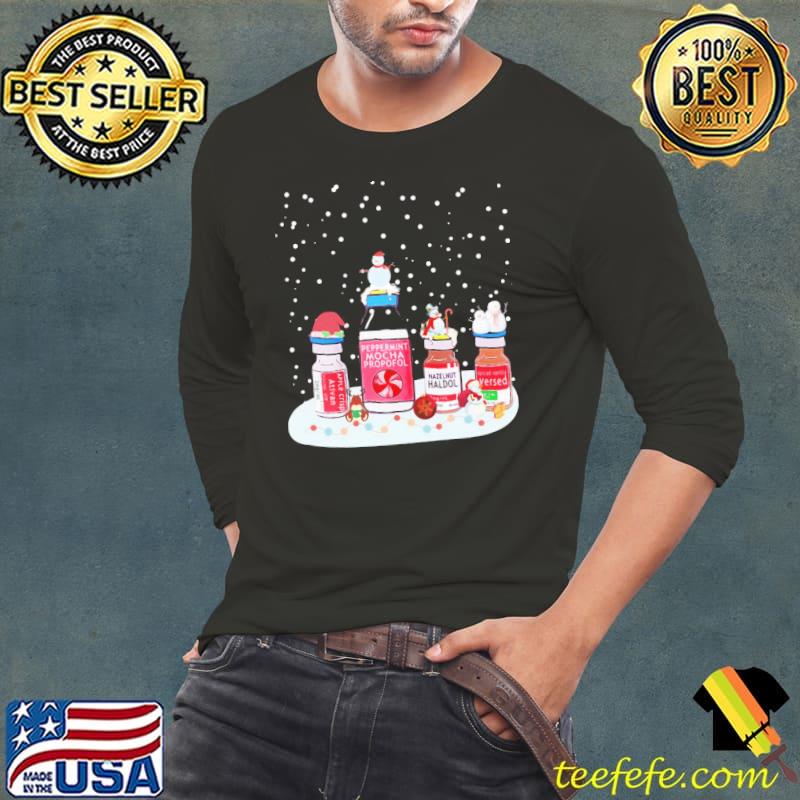 Peppermint Mocha Propofol Cute Christmas Nurse Shirt