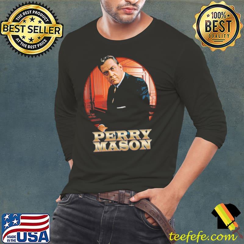 Perry Mason Photo Shirt Long Sleeve Tee Perry Mason Photo Shirt Long Sleeve Tee