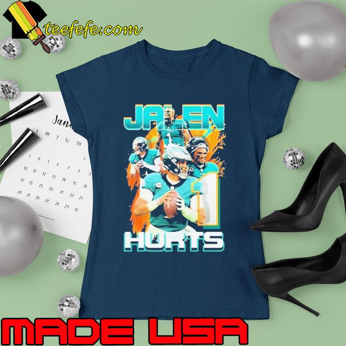 Philadelphia Eagles Jalen Hurts photo s Ladies tee Philadelphia Eagles Jalen Hurts photo s Ladies tee