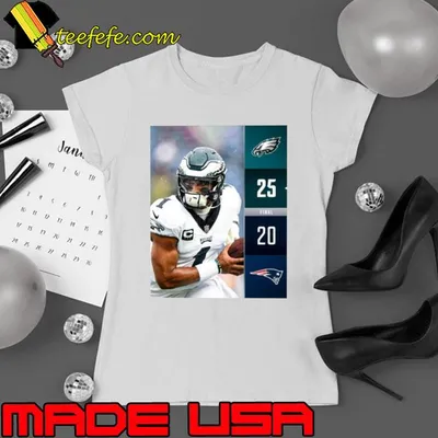 Philadelphia Eagles Win 25 – 20 New England Patriots NFL Kickoff 2023 Final Score Shirt