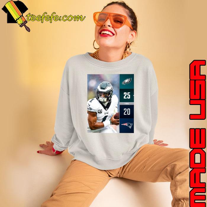 Philadelphia Eagles Win 25 – 20 New England Patriots NFL Kickoff 2023 Final Score Shirt Sweatshirt Philadelphia Eagles Win 25 – 20 New England Patriots NFL Kickoff 2023 Final Score Shirt Sweatshirt