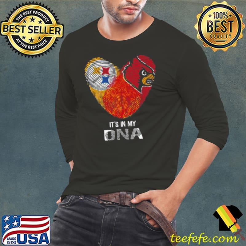 Pittsburgh Steelers And Arizona Cardinals Heartt It’s In My DNA 2023 Shirt Long Sleeve Tee Pittsburgh Steelers And Arizona Cardinals Heartt It’s In My DNA 2023 Shirt Long Sleeve Tee