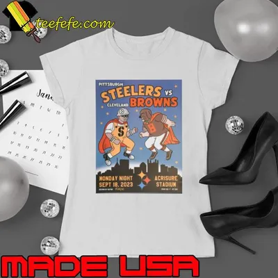 Pittsburgh Steelers vs Cleveland Browns 2023 Gameday Poster Shirt