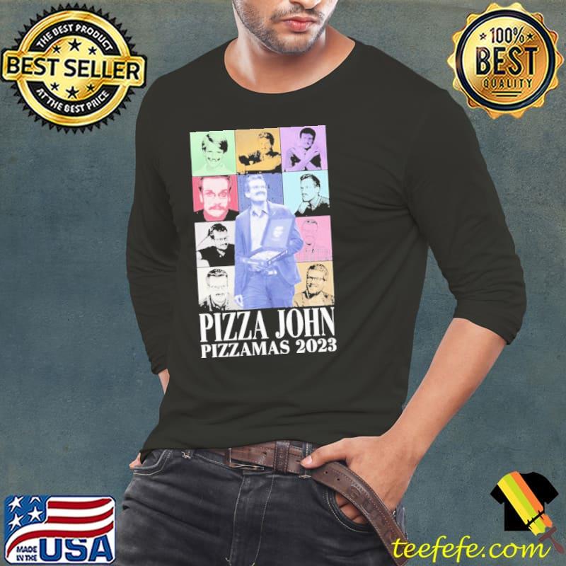Pizza John 2023 Tour Shirt Long Sleeve Tee Pizza John 2023 Tour Shirt Long Sleeve Tee