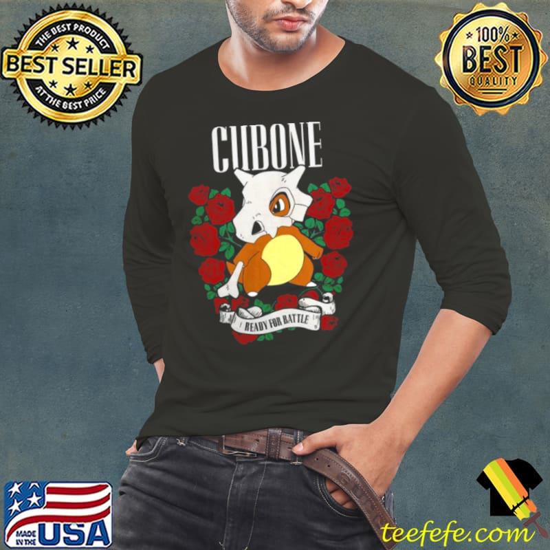 Pokemon Cubone Acid Wash Shirt Long Sleeve Tee Pokemon Cubone Acid Wash Shirt Long Sleeve Tee