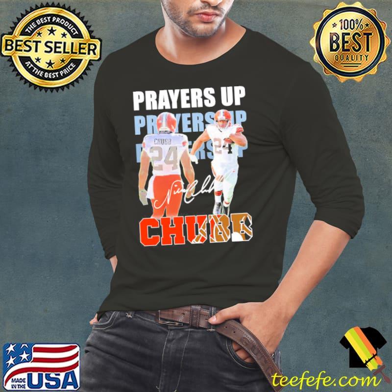 Prayers Up Chubb Signature Shirt Long Sleeve Tee Prayers Up Chubb Signature Shirt Long Sleeve Tee