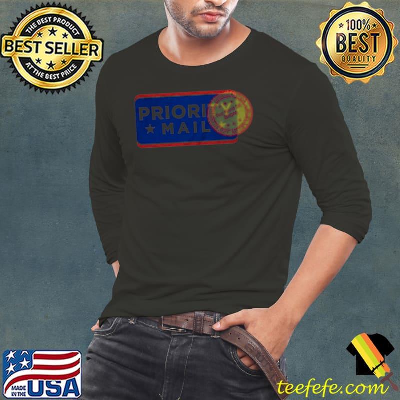 Priority mail Logo s Long Sleeve Tee Priority mail Logo s Long Sleeve Tee