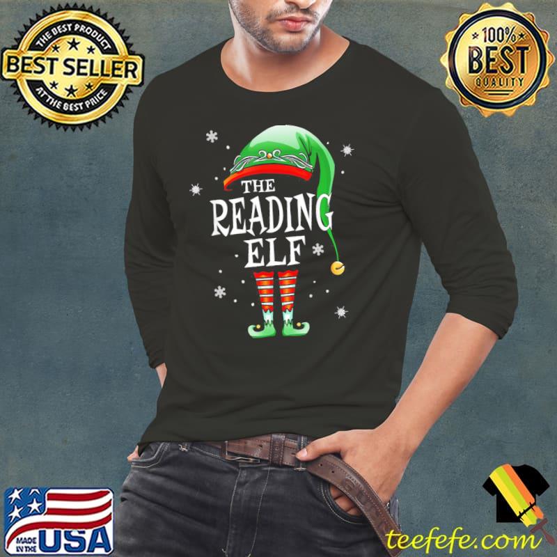 Reading Elf Christmas Shirt Reading Elf Christmas Shirt