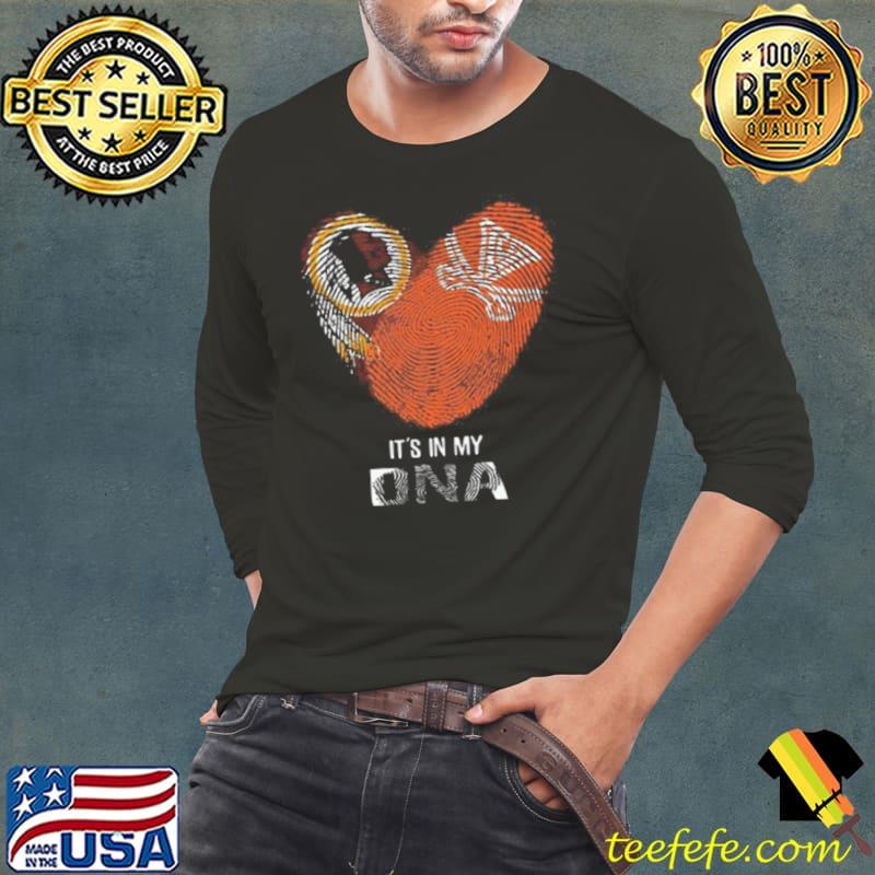 Redskins And Virginia Cavaliers Heartt It’s In My DNA 2023 Shirt Long Sleeve Tee Redskins And Virginia Cavaliers Heartt It’s In My DNA 2023 Shirt Long Sleeve Tee