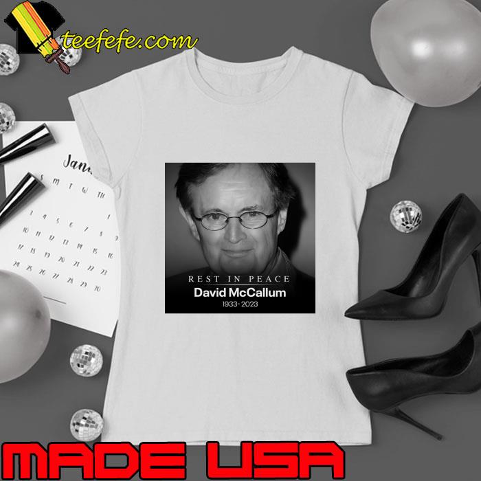 Rest In Peace David McCallum 1933 2023 T-Shirt Ladies tee Rest In Peace David McCallum 1933 2023 T-Shirt Ladies tee
