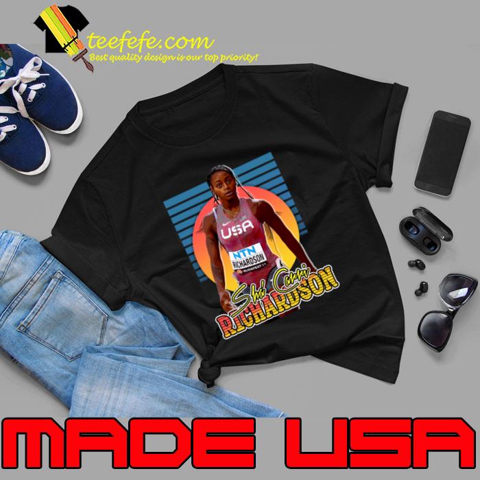 Retro Sha' Carri Richardson American track and field sprinter T-Shirt Retro Sha' Carri Richardson American track and field sprinter T-Shirt