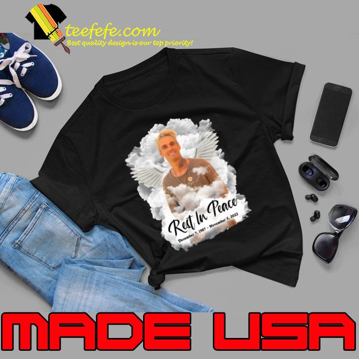 Rip Aaron Carter 1987 2022 Wing Legend Pop Music T-Shirt Rip Aaron Carter 1987 2022 Wing Legend Pop Music T-Shirt