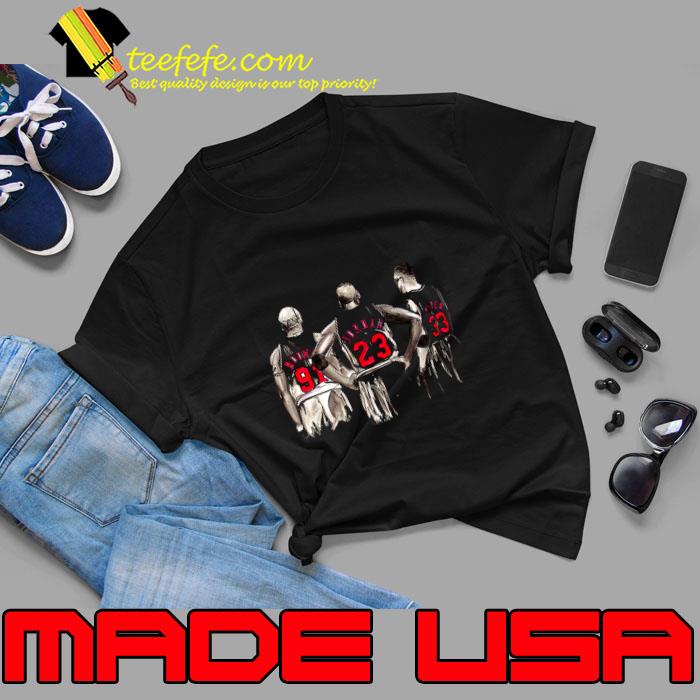 Rodman MJ and Scottie Basketball Michael Jordan T-Shirt Unisex Rodman MJ and Scottie Basketball Michael Jordan T-Shirt Unisex