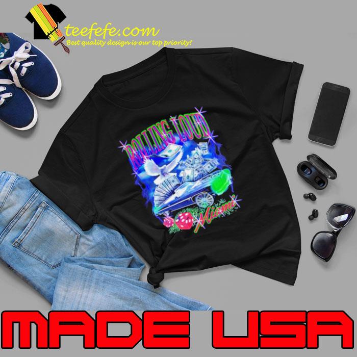 Rolling Miami 23 Donk Bling Lineup Black Shirt