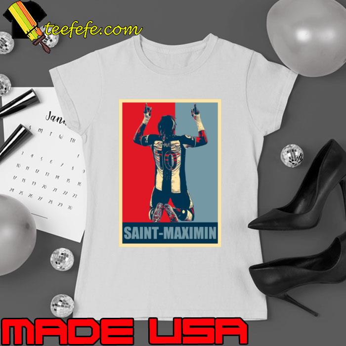 Saint Maximin Celebration Newcastle shirt