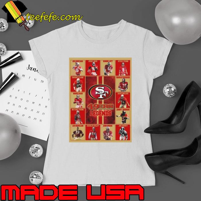 San Francisco 49ers Legends Players 2023 Signatures shirt San Francisco 49ers Legends Players 2023 Signatures shirt
