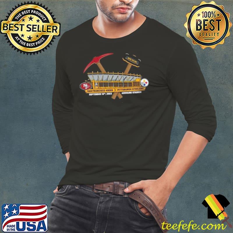 San francisco 49ers vs Pittsburgh steelers game day september 10th 2023  acrisure stadium shirt, hoodie, sweater, long sleeve and tank top