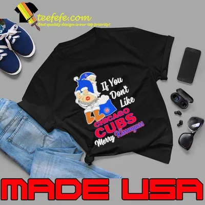 Santa Butt If you don’t like Chicago Cubs merry kissmyass christmas Shirt