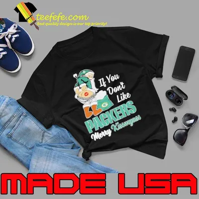 Santa butt If you don’t like Green Bay Packers merry kissmyass christmas shirt