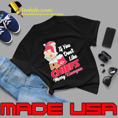 Santa butt If you don’t like Kansas City Chiefs merry kissmyass christmas shirt