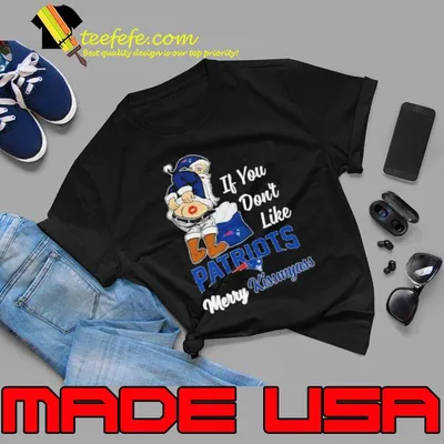 Santa If You Don’t Like New England Patriots Merry Kissmyass 2023 Christmas Shirt