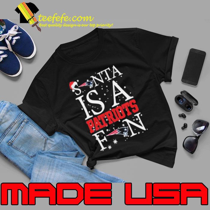 Santa Is A New England Patriots Fan 2023 shirt