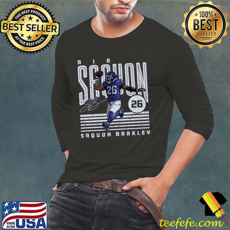 Saquon Barkley New York G Air Saquon Signature T-Shirt Long Sleeve Tee Saquon Barkley New York G Air Saquon Signature T-Shirt Long Sleeve Tee
