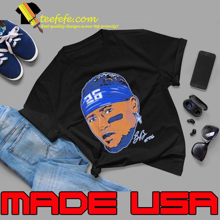 Saquon Barkley Superstar Pose Signature Shirt