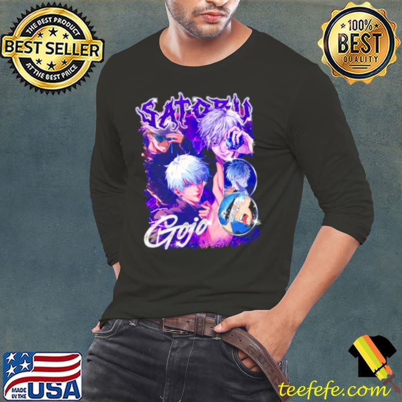 Satoru Gojo anime s Long Sleeve Tee Satoru Gojo anime s Long Sleeve Tee