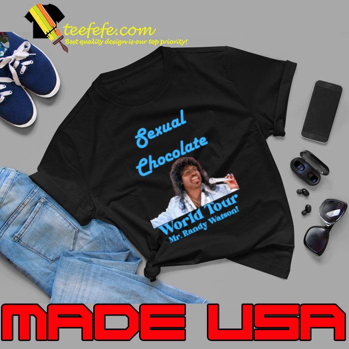 Sexual Chocolate World Tour Mr Randy Watson T-Shirt Sexual Chocolate World Tour Mr Randy Watson T-Shirt