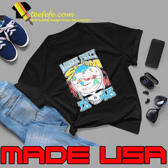 Skull Donner Party Ski Team 1846 Shirt