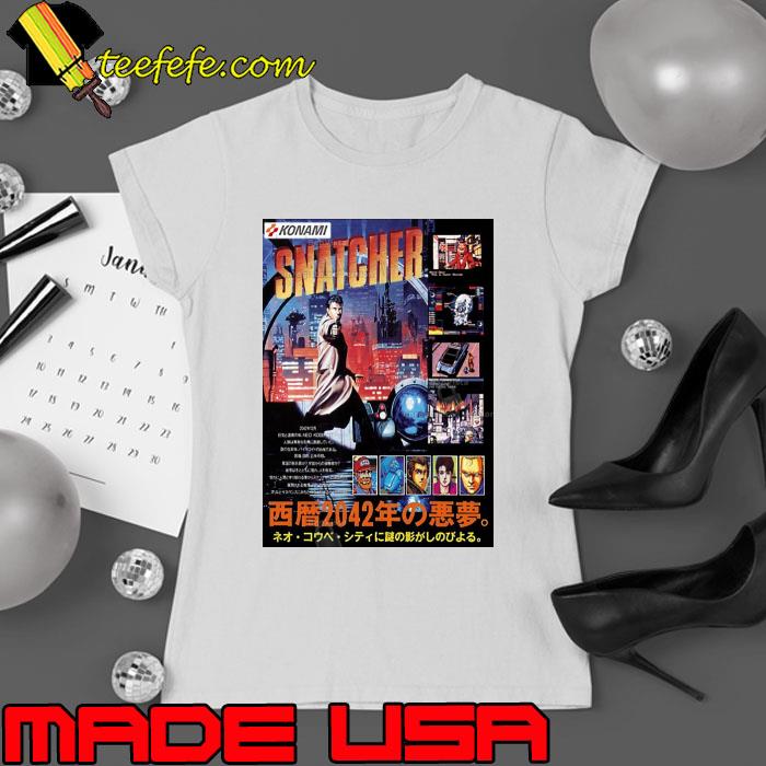 Snatcher Konami Poster Shirt Snatcher Konami Poster Shirt