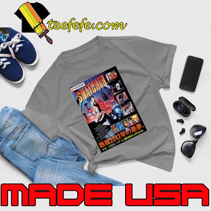 Snatcher Konami Poster Shirt Unisex Snatcher Konami Poster Shirt Unisex