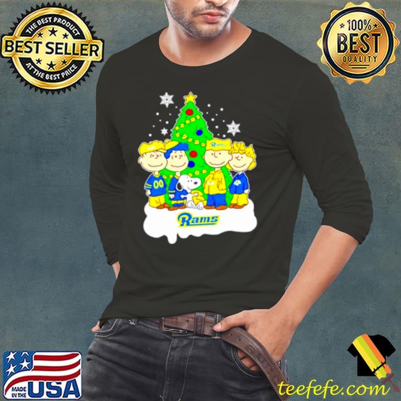 Snoopy the Peanuts los angeles rams Christmas Shirt Long Sleeve Tee Snoopy the Peanuts los angeles rams Christmas Shirt Long Sleeve Tee