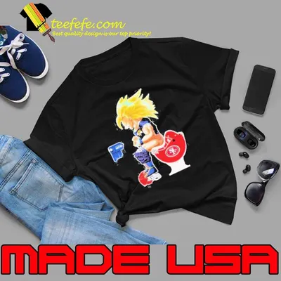 Son Goku Carolina Panthers Shitting On Toilet New Logo Seahawks And San Francisco Shirt