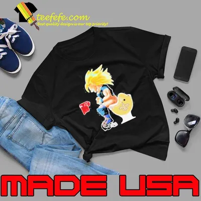 Son Goku Carolina Panthers Shitting On Toilet New Tampa Bay Buccaneers And Orleans Saints Shirt