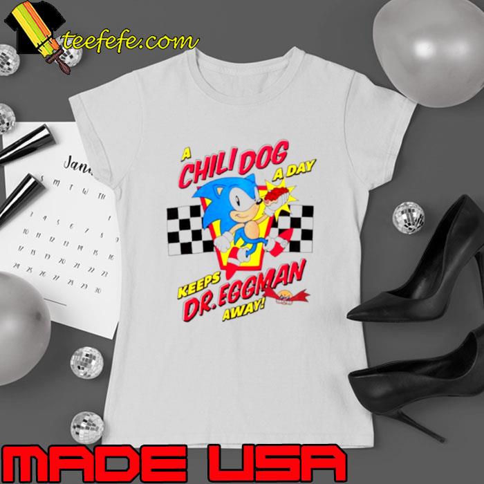 Sonic the Hedgehog Checkered Chili Dog shirt Sonic the Hedgehog Checkered Chili Dog shirt