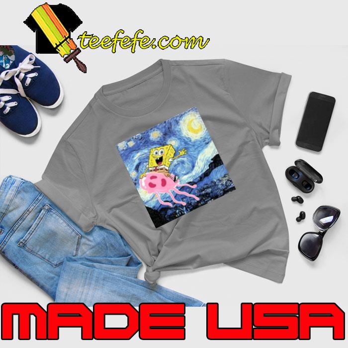 Spongebob Squarepants Starry Night s Unisex Spongebob Squarepants Starry Night s Unisex
