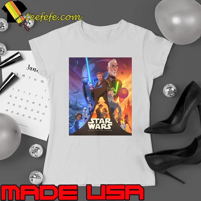 Star Wars Episode II Attack Of The Clones Anakin Skywalker Obi Wan Shirt