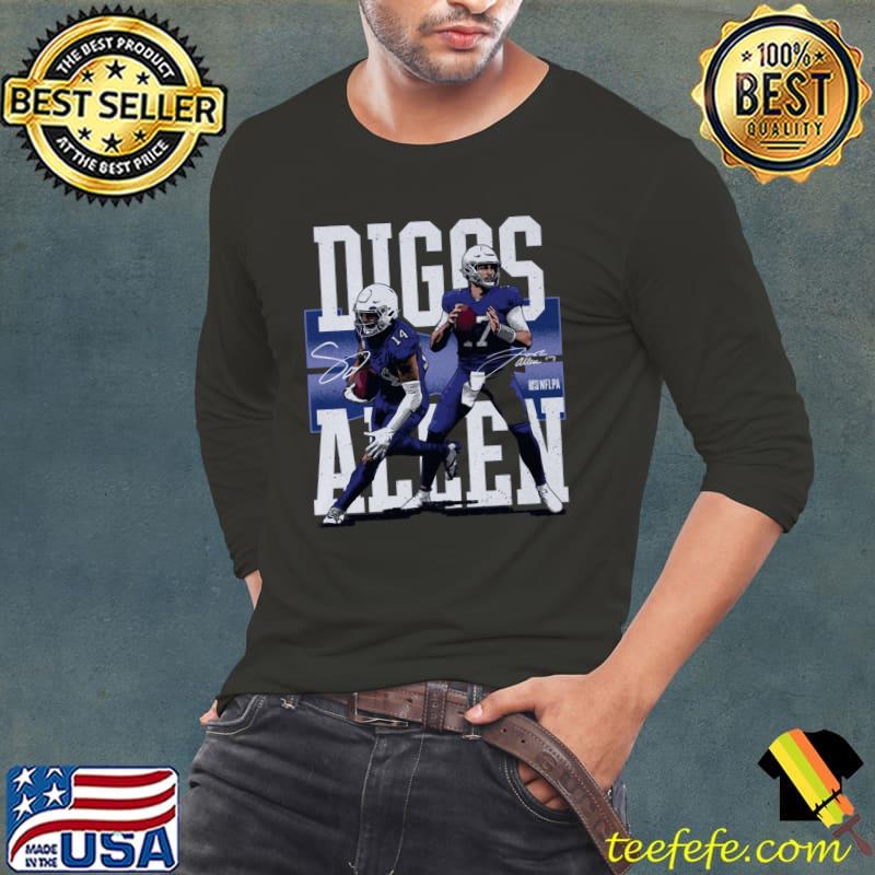 Stefon Diggs & Josh Allen Buffalo Duo Signature T-Shirt Long Sleeve Tee Stefon Diggs & Josh Allen Buffalo Duo Signature T-Shirt Long Sleeve Tee