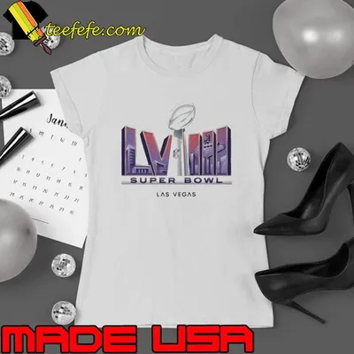 Super Bowl Lviii Las Vegas 2023-2024 Logo shirt