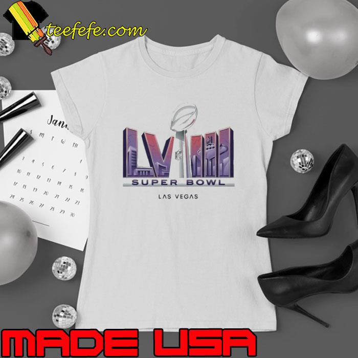 Super Bowl Lviii Las Vegas 2023-2024 Logo shirt