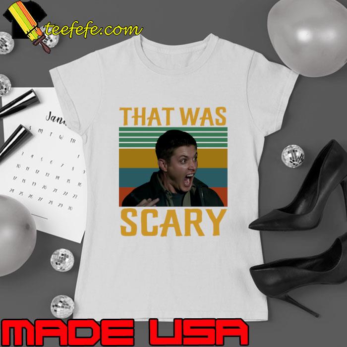 Supernatural That Was Scrary Dean Winchester Movie Vintage T-Shirt