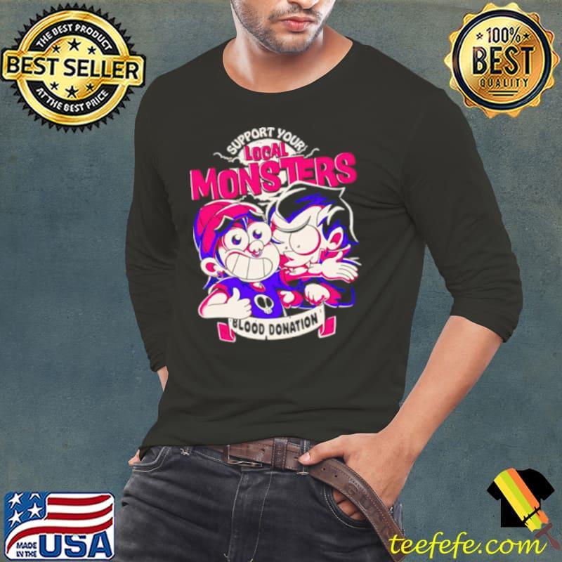 Support your local vampire Blood donation s Long Sleeve Tee Support your local vampire Blood donation s Long Sleeve Tee